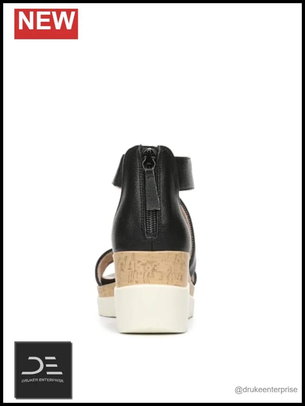Naturalizer Goodtimes Strappy Wedge Sandal with Memory Foam Comfort, Open Toe